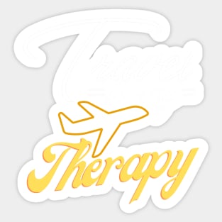 Travel is my Therapy Sticker